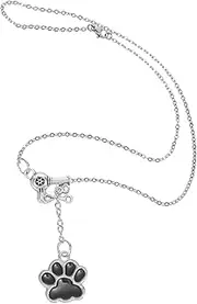 HOLIDYOYO Chic Cartoon Dog Pendant Necklace Durable Easy to Use Pet Jewelry Decor Stylish Present for Dogs and Cats Comfortable Fit Long Lasting Color