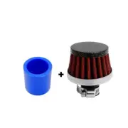 Set Pop Off Mini Filter Conical Carbon + Cap Breather Outer Protection Valve