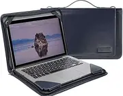 Blue Leather Laptop Messenger Case - Compatible with Lenovo ThinkPad X1 Carbon 14"