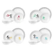 Corelle 16-piece Dinner Set, Mickey Mouse