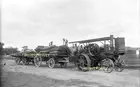 Steam Traction Engine (a Buffalo Pitts model) at work near Sydney c1900