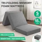 Single Mattress Foam Sofa Bed Foldable Sleeping Lounge Floor Mat Camping