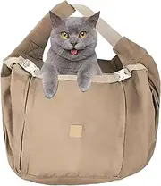 Nlrlo Dog Carrier Sling - Cat Restraint Bag Sling Carrier Cat Restraint Bag Sling Carrier, Large Capacity Small Dog Puppy Cat Indoor Carry Bag