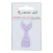 Lecco Iron On Patch Woven Mermaids Tail 6 x 2.5cm