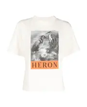 Heron Preston Graphic Print Crewneck T-Shirt XXL White