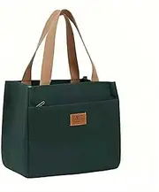 HOLADAWN Insulated Lunch Bag for Women, Stylish Cooler Lunch Box for Work, Picnic, Office (Green)