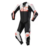 Missile V2 Ward 1Pc Leather Suit Black White Red Fluo
