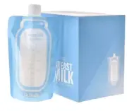 DR.DUDU Breastmilk Storage Bags W/2 Free Pump adapters 30 Count BPA and BPS free