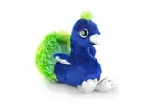 Korimco 22cm Glitz Peacock Kids Children Animal Soft Plush Stuffed Toy Blue 3y+