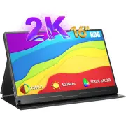 UPERFECT 2560*1600 Portable Monitor 16" 2K Gaming Monitor 16:10 Portable Screen