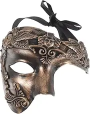 ifundom Mardi Gras Masquerade Mask Venetian Party Mask Vintage Antique Masks for Cosplay Carnival Mask Props Halloween Mask