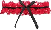 [CATIEBYE] Elegant Garters for Women Elastic Leg Ring Set Soft Fabric for Wedding Day Accessories