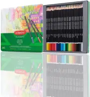 Derwent Academy Colouring Pencils, Set of 24 in Tin Box, Blendable Multicolou...