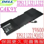 DELL Y9N00 電池適用 戴爾 XPS 13 L321 L322 12 L221 9Q23 9Q33 XPS 12D-1708 C4K9V 489XN 77G21 PKH18 WV7G0