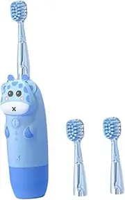 FRCOLOR 4pcs/kit Boys and Girls Electric Toothbrush Set Sonic Toothbrush for Boys and Girls No Battery Safe for Sensitive Gums Ergonomic Handle for Baby