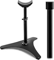 Zonon Metal Hoof Stand with Adjustable Height, 15.7-24.8 Inches, Hoof Jack Blacksmith Farrier Stand, Horseshoe Trimming Tools, Black