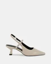 Shelly Shen Mingle/Chalk Womens Heels 10