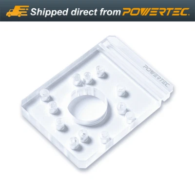 POWERTEC Guide Rail Adapter for POWERTEC Track Saw Guide Rails 71550, 71153