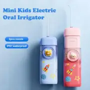 Mini Kids Electric Oral Irrigator Portable Water Flosser Cordless Teeth Cleaning