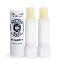 在飛比找Yahoo奇摩購物中心優惠-*L OCCITANE 歐舒丹 乳油木潤唇膏4.5gX2-百