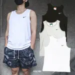 NIKE DRI-FIT TANK 白色 小勾 基本款 棉質 吸濕排汗 快乾 背心 男款【AR6070-100】