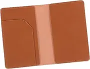 [Healeved] Men PU Leather Passport Wallet Multi Functional Travel Holder with Card Slots Durable and Design for Office Parties and Everyday Use
