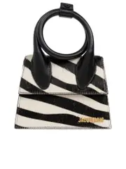 Jacquemus Le Chiquito Noeud Zebra Print