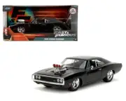 Jada 1:24 Fast & Furious 1970 Dodge Charger 35421 Diecast Model Car Black New