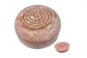 Crystal Wonderland Rose Quartz Orgonite Tower Buster Dome