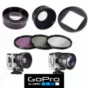 GOPRO HERO8 BLACK HD WIDE ANGLE LENS +MACRO LENS + TELEPHOTO LENS + FILTER KIT