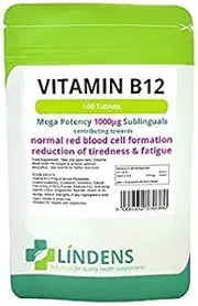 Vitamin B-12 1000mcg High Potency 1-a-day 2-PACK 200 Sublingual Tablets B B12