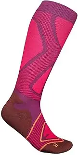[BAUERFEIND] Ski Performance Compression Socks for Skiing and Snowboarding, 1 Pair of Ski and Snowboard Functional Socks with Shin & Calf Protection Technology