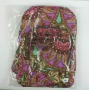 Vera Bradley Lighten Up Campus Backpack Resort Medallion School Bookbag Bag NEW