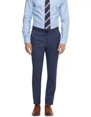 [Oxford] Byron Wool Suit Trousers in Blue