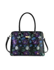 Serenade - Vincent SN98-0820 Hand Painted Leather bag - Floral