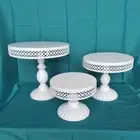 Vintage Cake Stands High Feet Pastries Plates Dessert Display Rack Bakeware