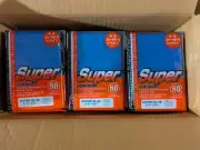 KMC Card Barrier Super Blue Sleeves Case 30 packs of 80 2400 Sleeves