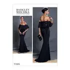 Vogue Sewing Pattern 1604 Misses Strapless Dress Size 14-22 Badgley Mischka