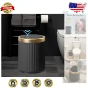 Automatic Smart Trash Bin - 10.5L Indoor Motion Sensor Waste Basket in Dark Grey