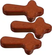 Luxshiny Hand Holding Cross Wooden Small Cross for Baptism Confirmation Communion Religious Craft Set