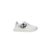 Love Moschino White Fabric Sneakers