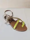 Qupid Women Two Tone Braided Ankle Strap Sandals - Tan - Size 7