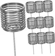 Gogogmee Stainless Steel Fertilizer Box for Bonsai 10pcs Lawn Fertiliser Mesh Baskets Easy Insertion Design