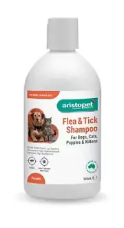 Aristopet Flea & Tick Shampoo 500ml for Dog Cat Puppies Kittens