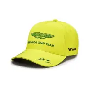 Aston Martin F1 2024 Official Fernando Alonso Driver Cap - Lime