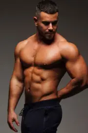 [N005] Handsome Man Cute Model Showing Off Body Male Physique Photography