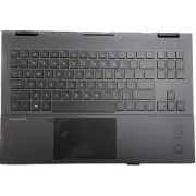 Palmrest Colorful Backlit Keyboard Touchpad For HP OMEN Laptop 15-EK 15-EN US