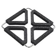 5Pcs Creative Table Mat Placemat Plate Mat Food Grade Silicone Foldable Table Pad Waterproof Heat Insulation Coaster Kitchen Gadget