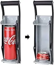Can Crusher & Bottle Opener - Heavy Duty 16OZ 2 in 1 500ml Aluminium Drinking Tin Can Kitchen Recycle Tool for Recycling Beer Soda Cans,Crushes Soda Cans Beer
