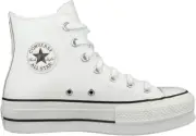 CONVERSE Chuck Taylor All Star Lift Platform Leather High-Top Women's Size 8